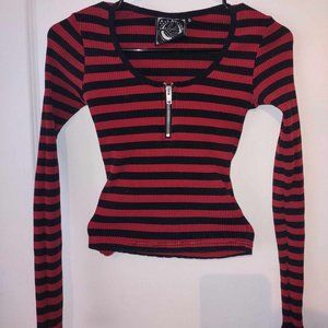 Izora Ribbed Top Blood (Killstar)